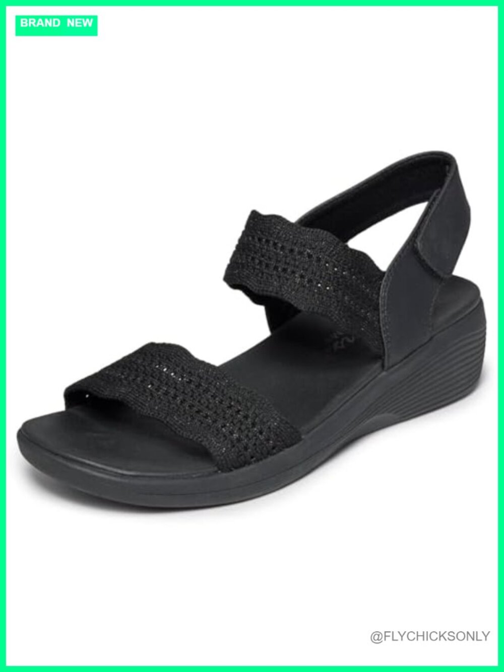 Skechers Arya Favorite Finds Slingback Wedge Sandals Vegan Comfort